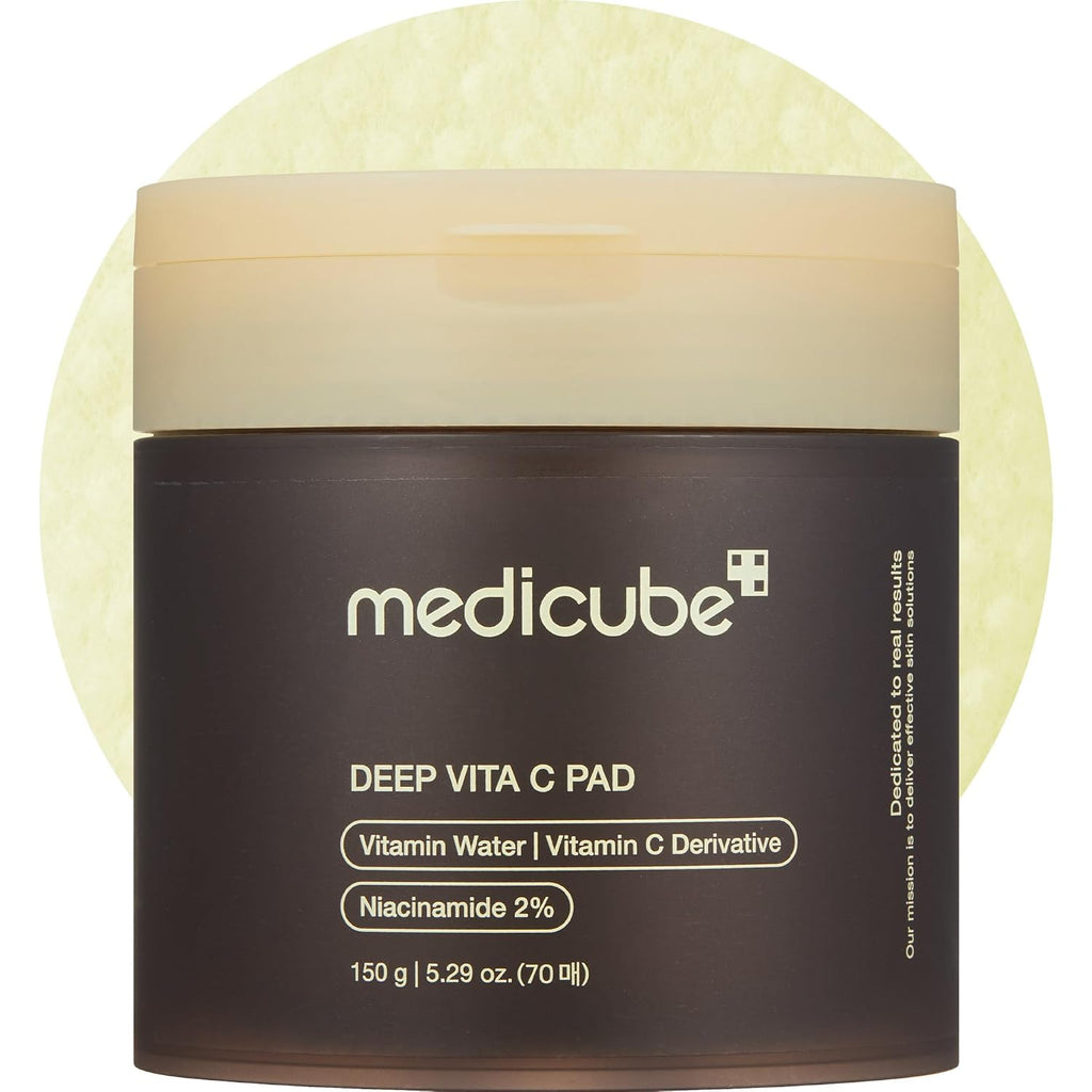 Medicube Deep Vita C Toner Pads – Brightening & Hydrating Vitamin C Pads