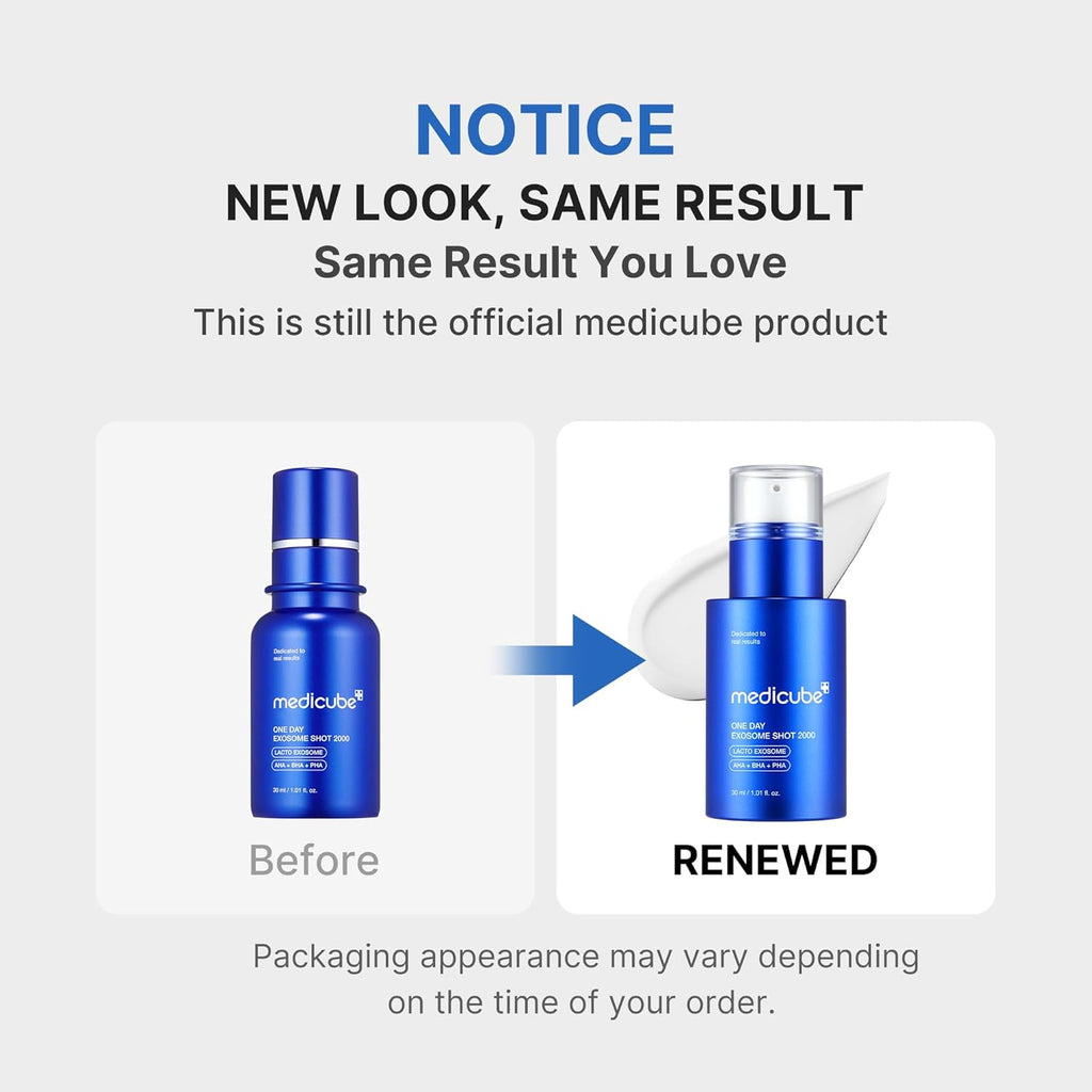 Medicube Exosome Shot 2,000 PPM – Pore & Texture Refining Serum