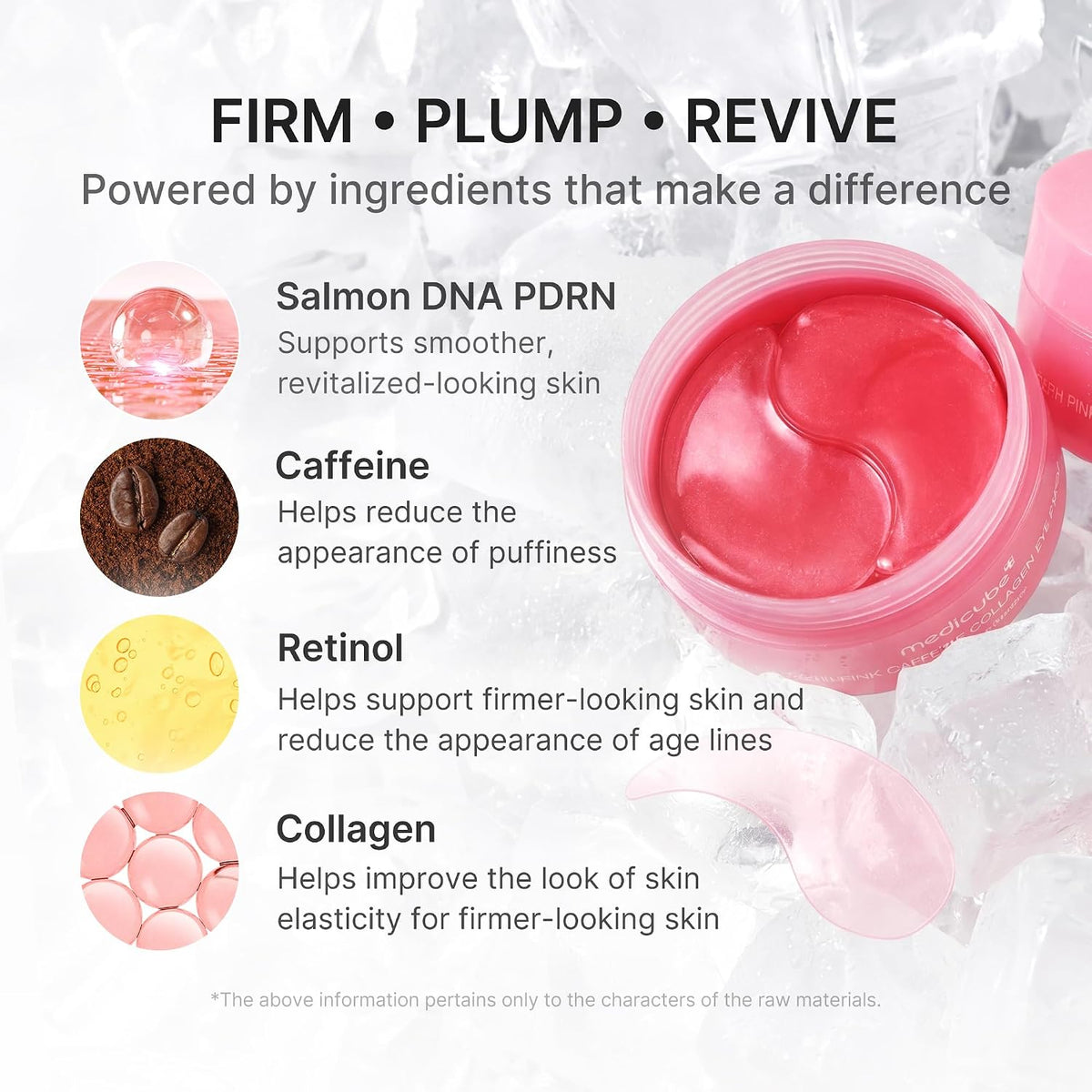 Medicube PDRN Caffeine Collagen Eye Patches – Firming & Hydrating Under-Eye Care