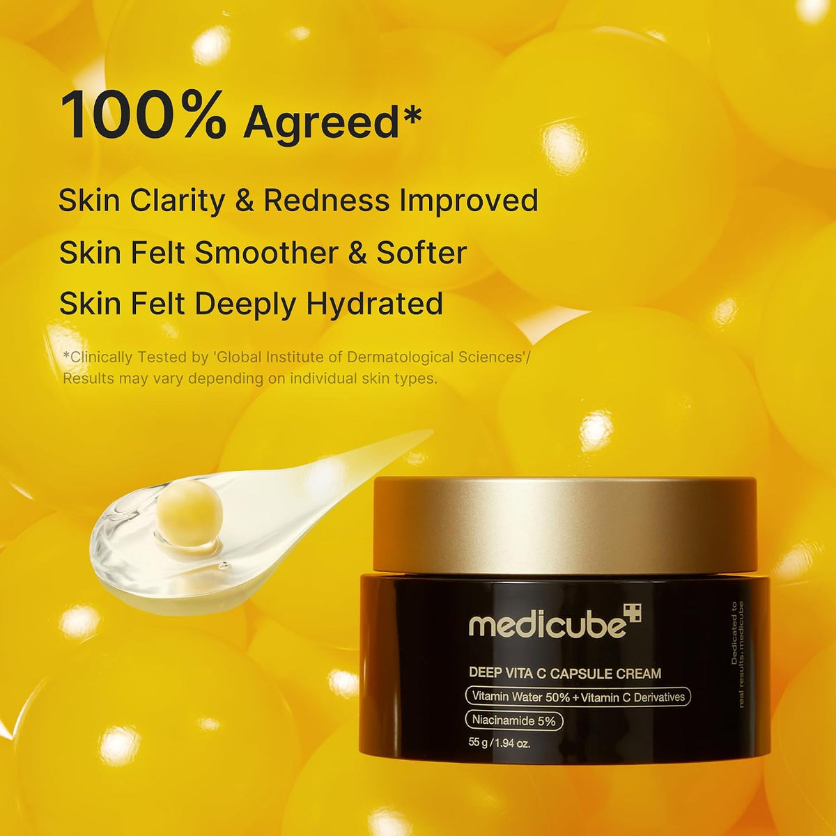 Medicube Deep Vitamin C Capsule Cream – Radiance & Firm-Looking Skin