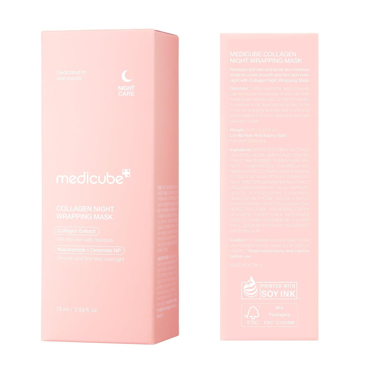 Medicube Collagen Night Wrapping Mask | Overnight Peel-Off Facial Mask