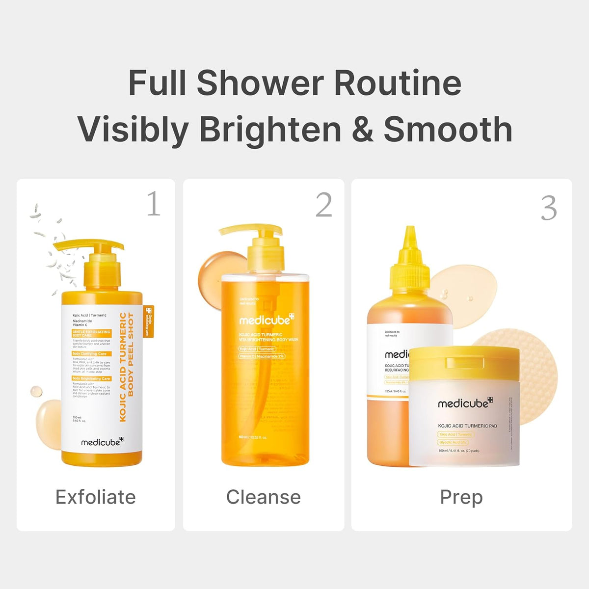 Medicube Kojic Acid + Turmeric Brightening Body Wash