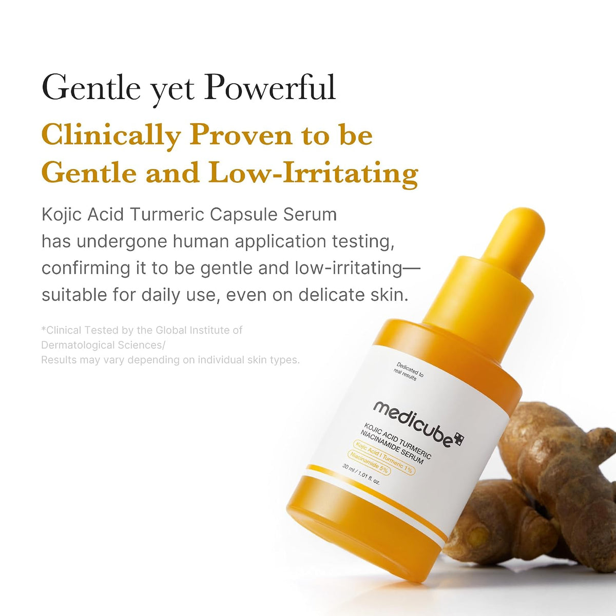 Medicube Kojic Acid Turmeric Clarifying Capsule Serum – Brightening & Soothing Care