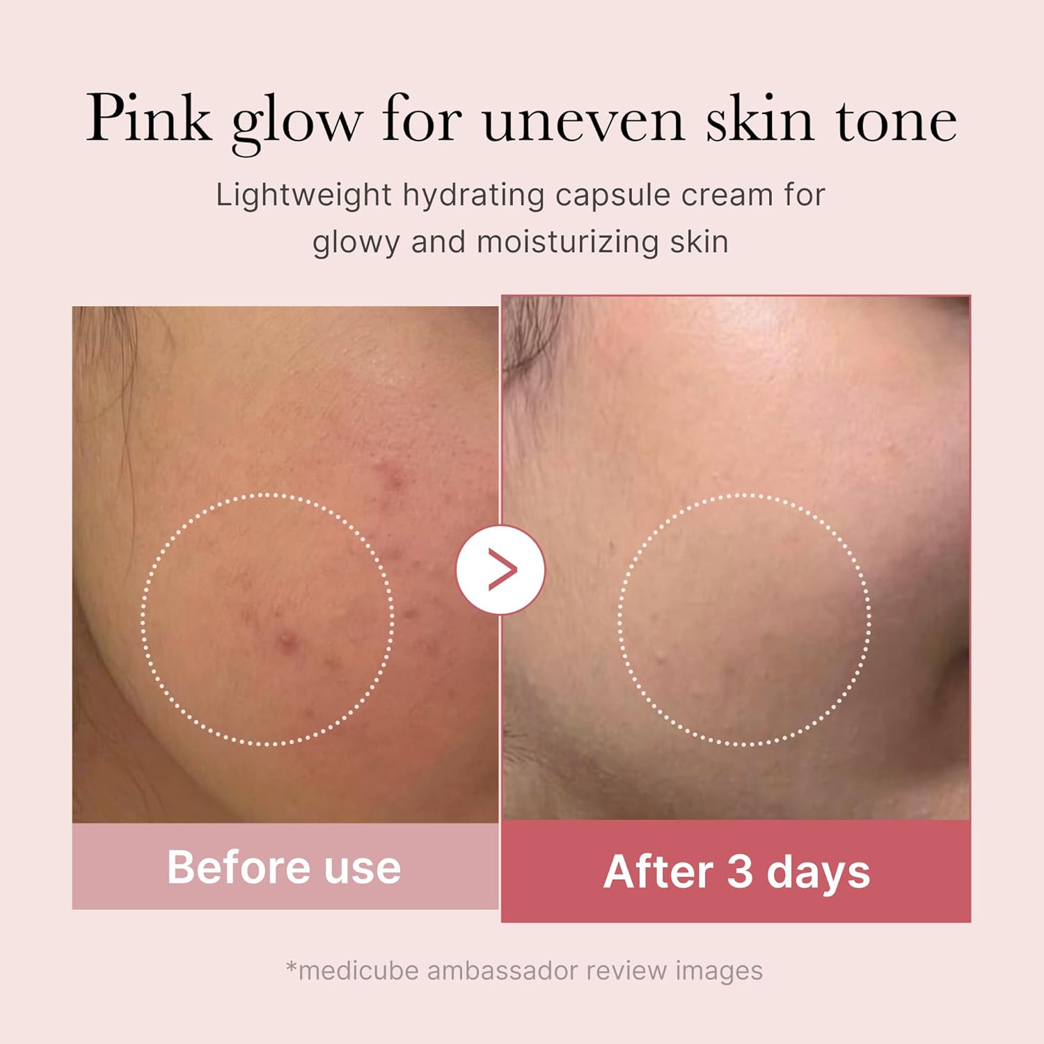 Medicube PDRN Pink Collagen Capsule Cream | Glow Hydrating Moisturizer