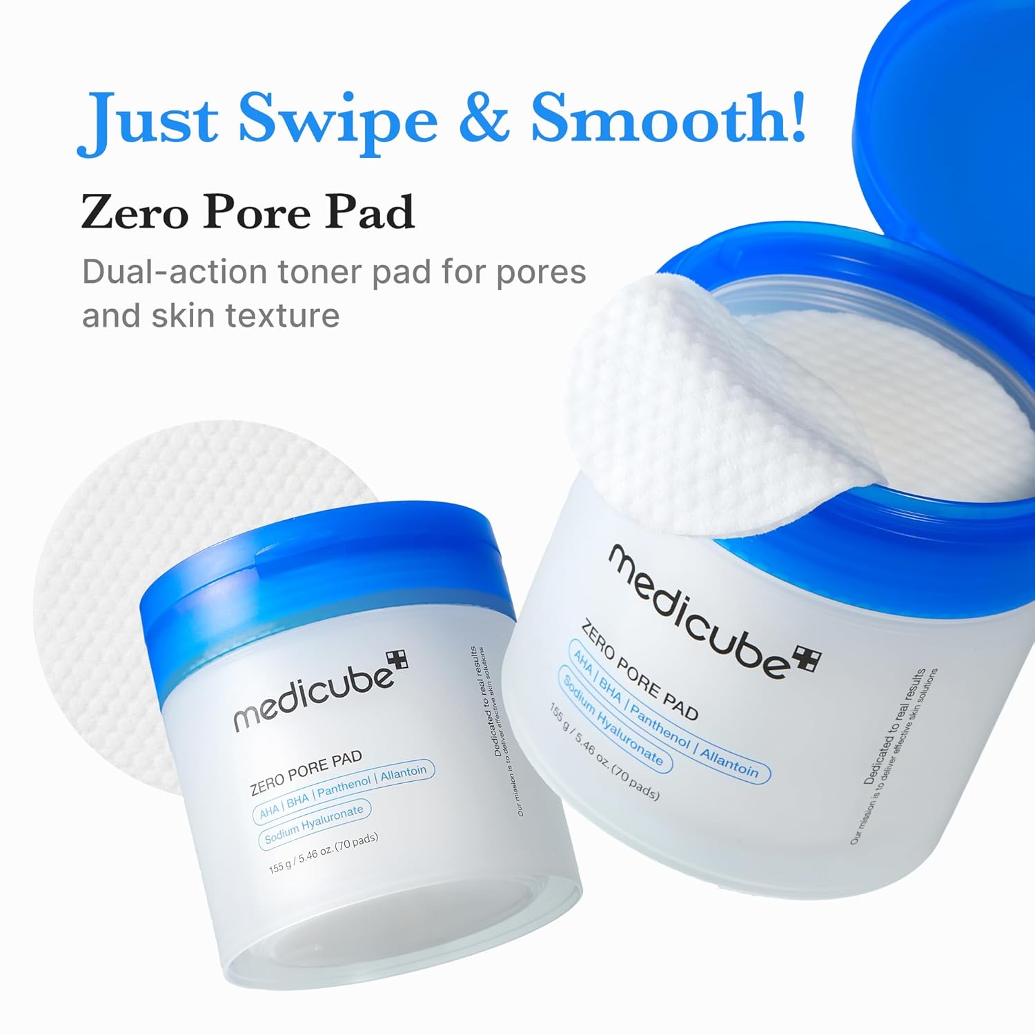 Medicube Zero Pore Pad 2.0 | Exfoliating Toner Pads for Pore Care