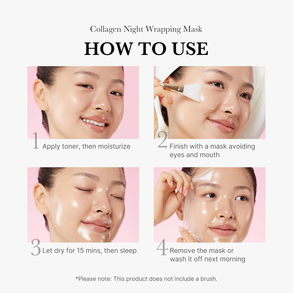 Medicube Collagen Night Wrapping Mask | Overnight Peel-Off Facial Mask