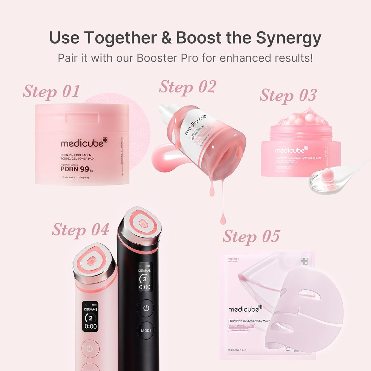 Medicube PDRN Pink Peptide Serum | Hydrating Glow Serum
