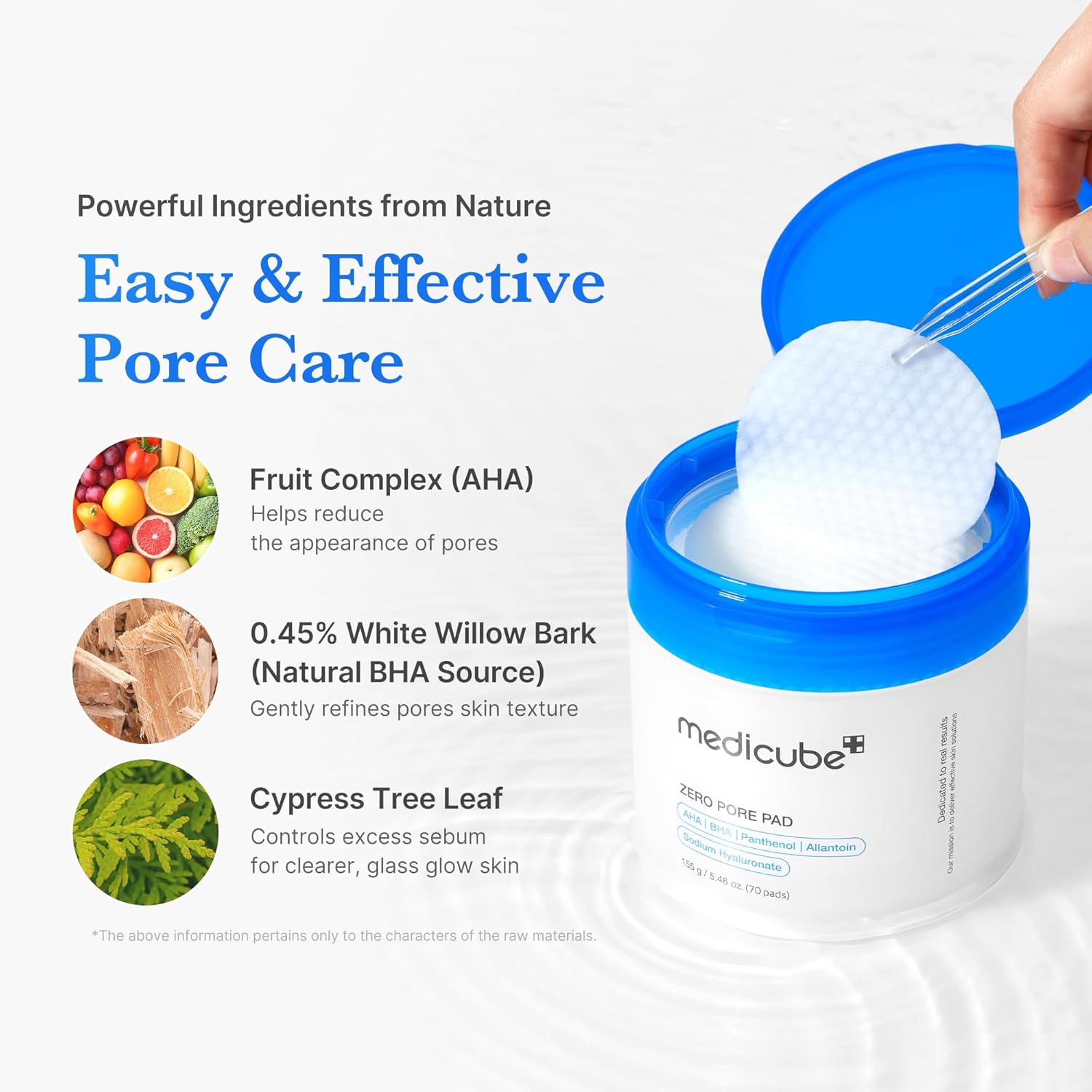 Medicube Zero Pore Pad 2.0 | Exfoliating Toner Pads for Pore Care