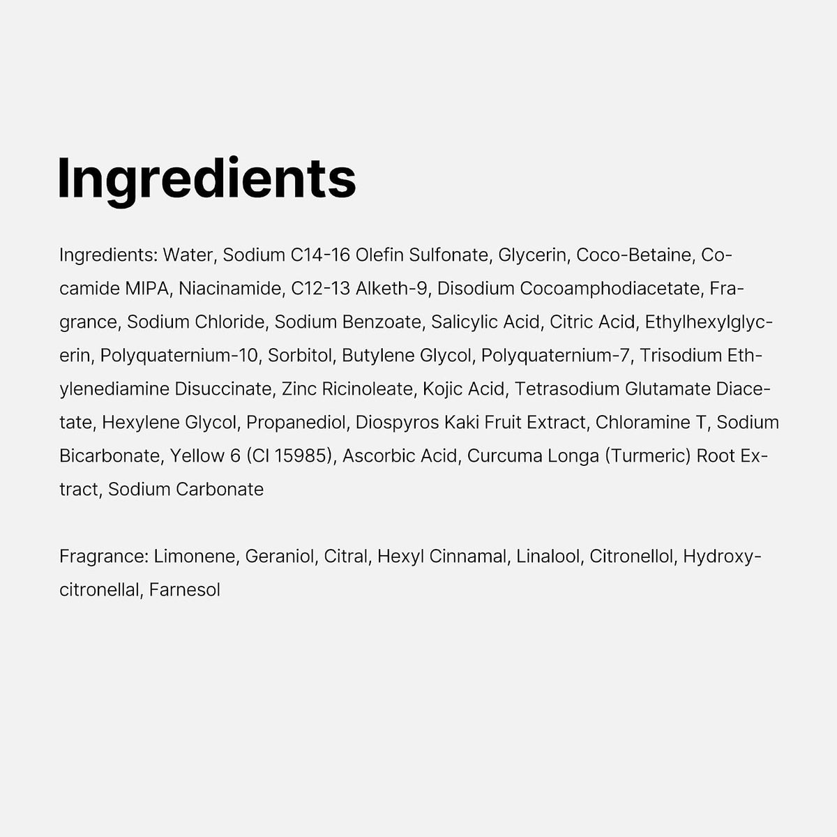 Medicube Kojic Acid + Turmeric Brightening Body Wash
