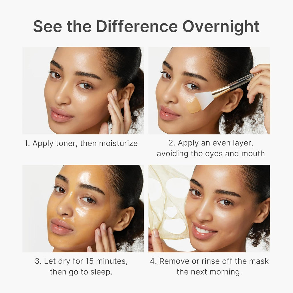 Medicube Kojic Acid Brightening Wrapping Mask | Overnight Peel-Off Facial Mask