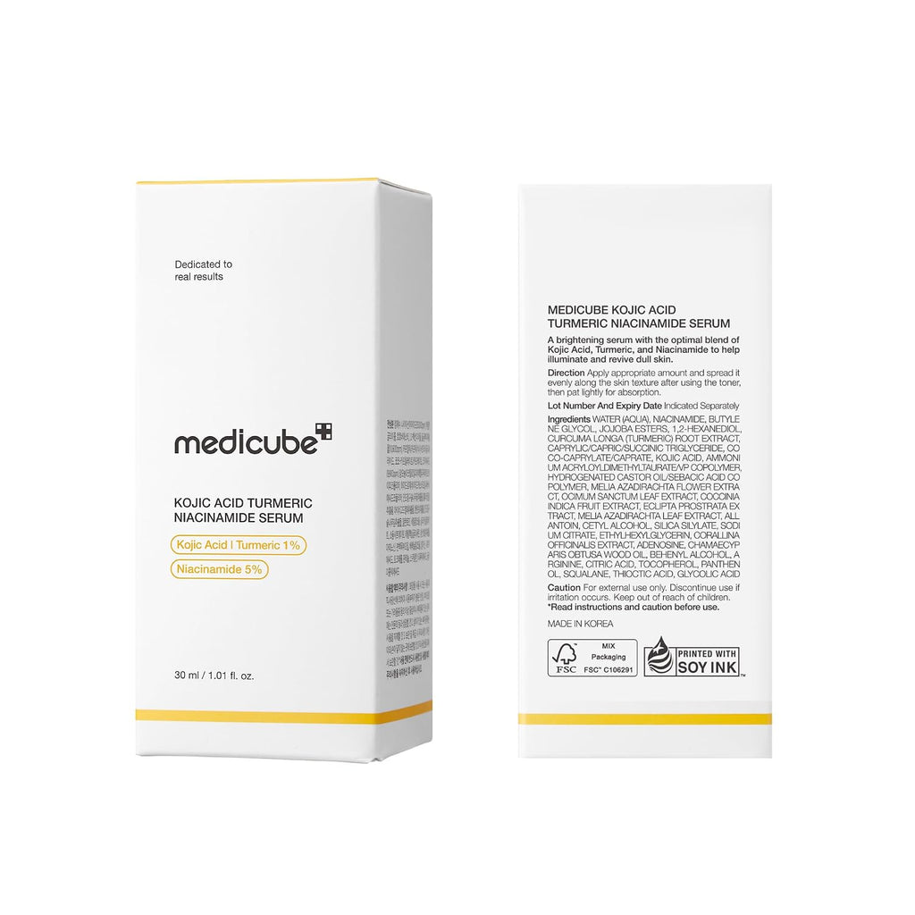 Medicube Kojic Acid Turmeric Clarifying Capsule Serum – Brightening & Soothing Care