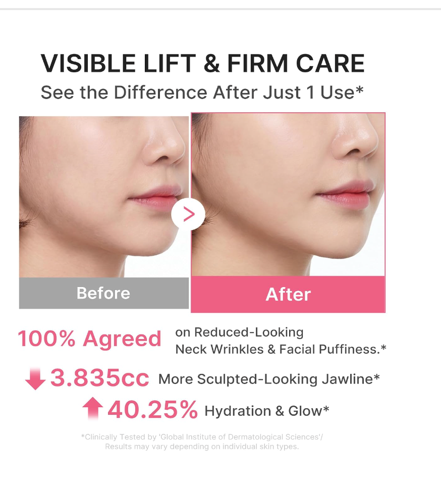Medicube PDRN Collagen Gua Sha Neck Wrinkle Cream – Firming & Contour Care | Built-In Gua Sha Massager + 5% Volufiline, Fine Line & Jawline Care, Neck & Décolleté, Korean Skincare, 3.17 oz