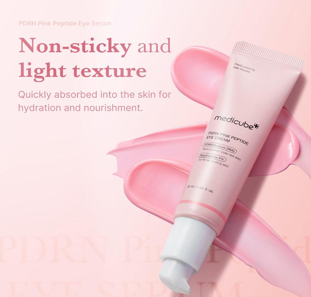 Medicube PDRN Pink Peptide Eye Serum – Firming & Hydrating Eye Care