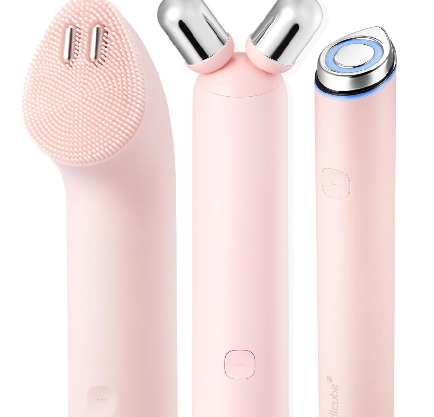 Medicube Mini Booster Pro Plus – Full Facial Glow Device Set, Pink