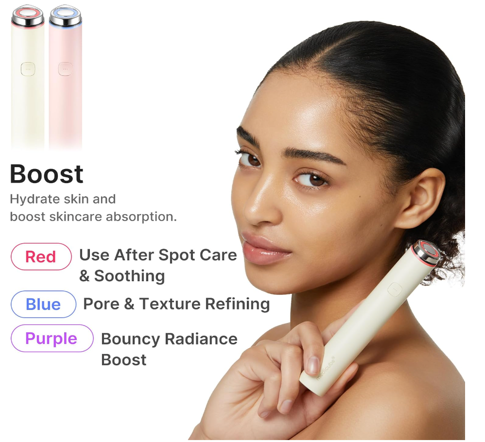 Medicube Mini Booster Pro Plus – Full Facial Glow Device Set, Pink