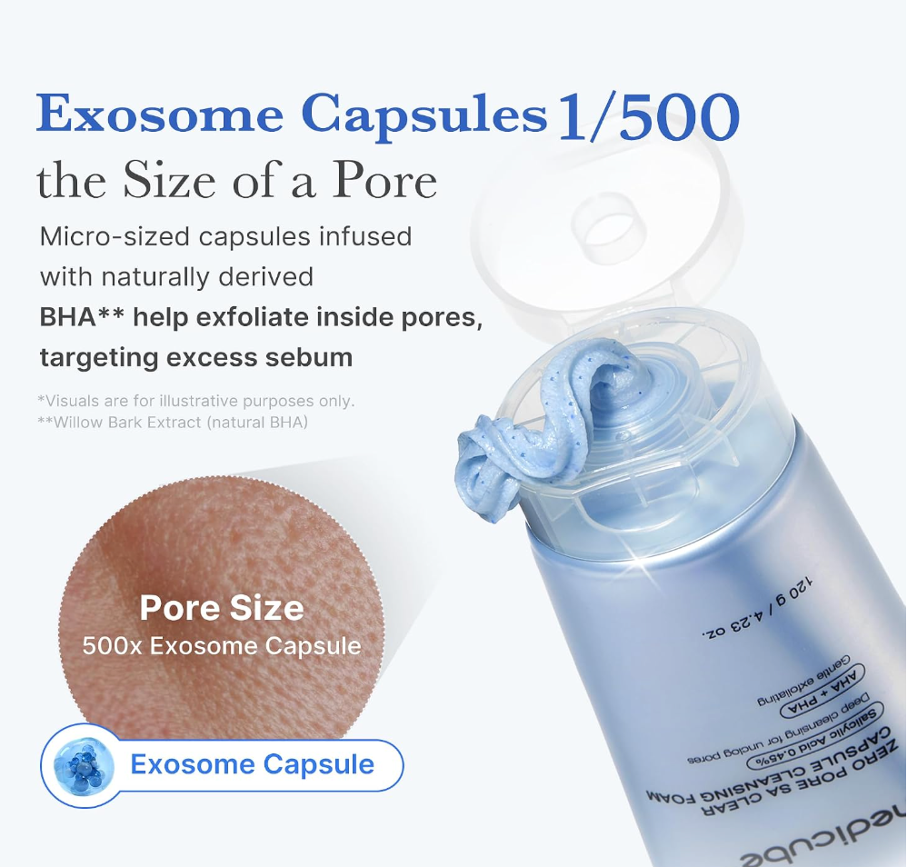 Medicube Zero Pore Capsule Cleansing Foam – Deep Cleansing & Pore Care