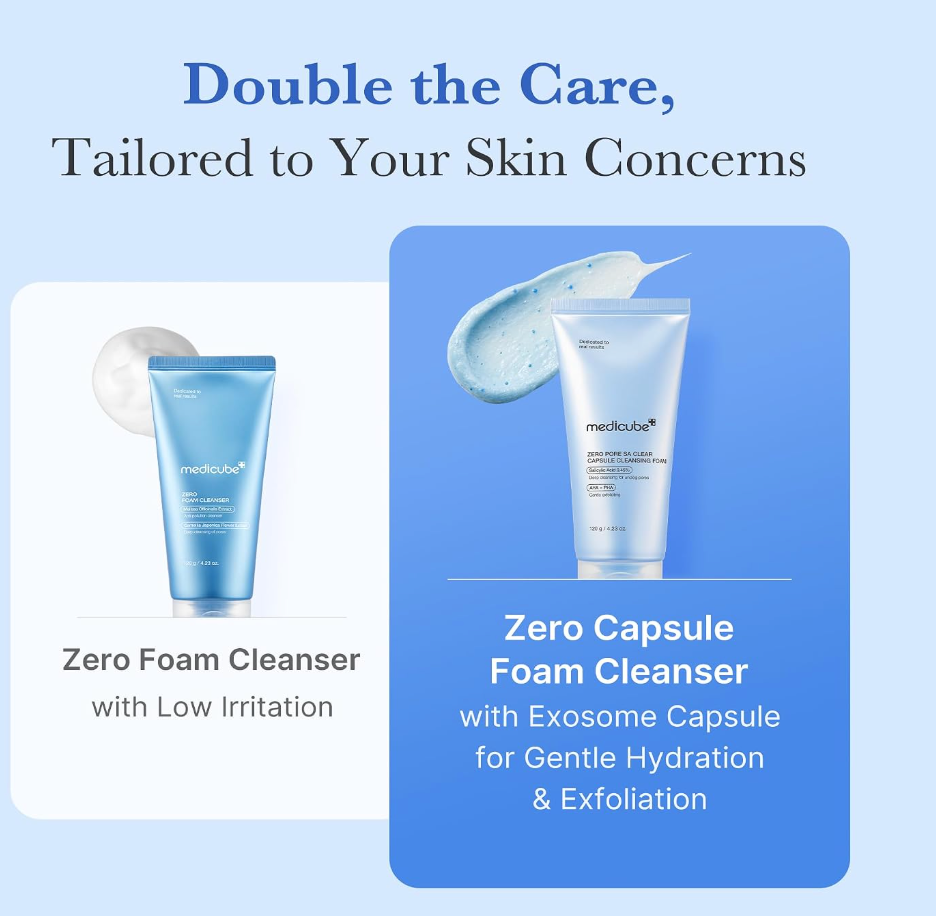 Medicube Zero Pore Capsule Cleansing Foam – Deep Cleansing & Pore Care