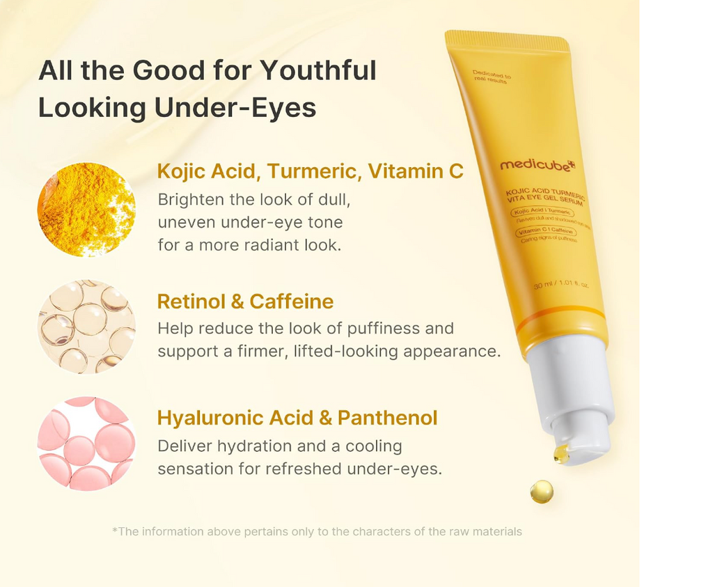 Medicube Kojic Acid Turmeric Eye Serum – All-Day Brightening Eye Care