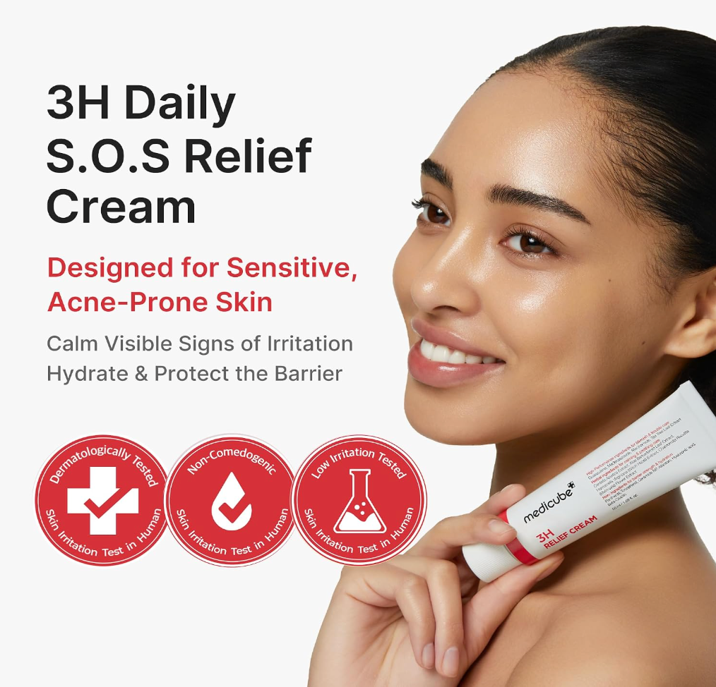 Medicube 3H Daily Relief Cream – Lightweight Soothing Moisturizer