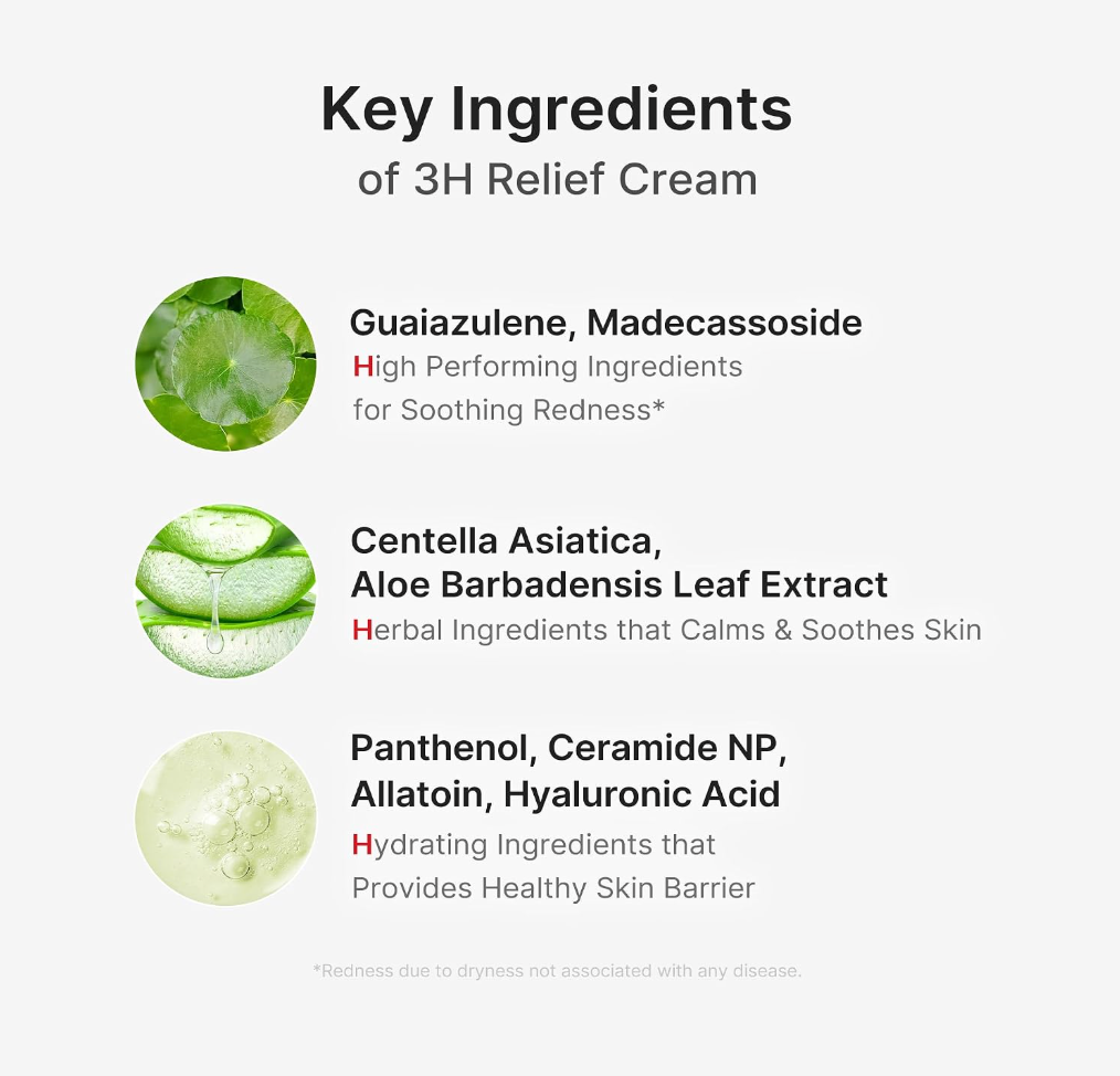 Medicube 3H Daily Relief Cream – Lightweight Soothing Moisturizer