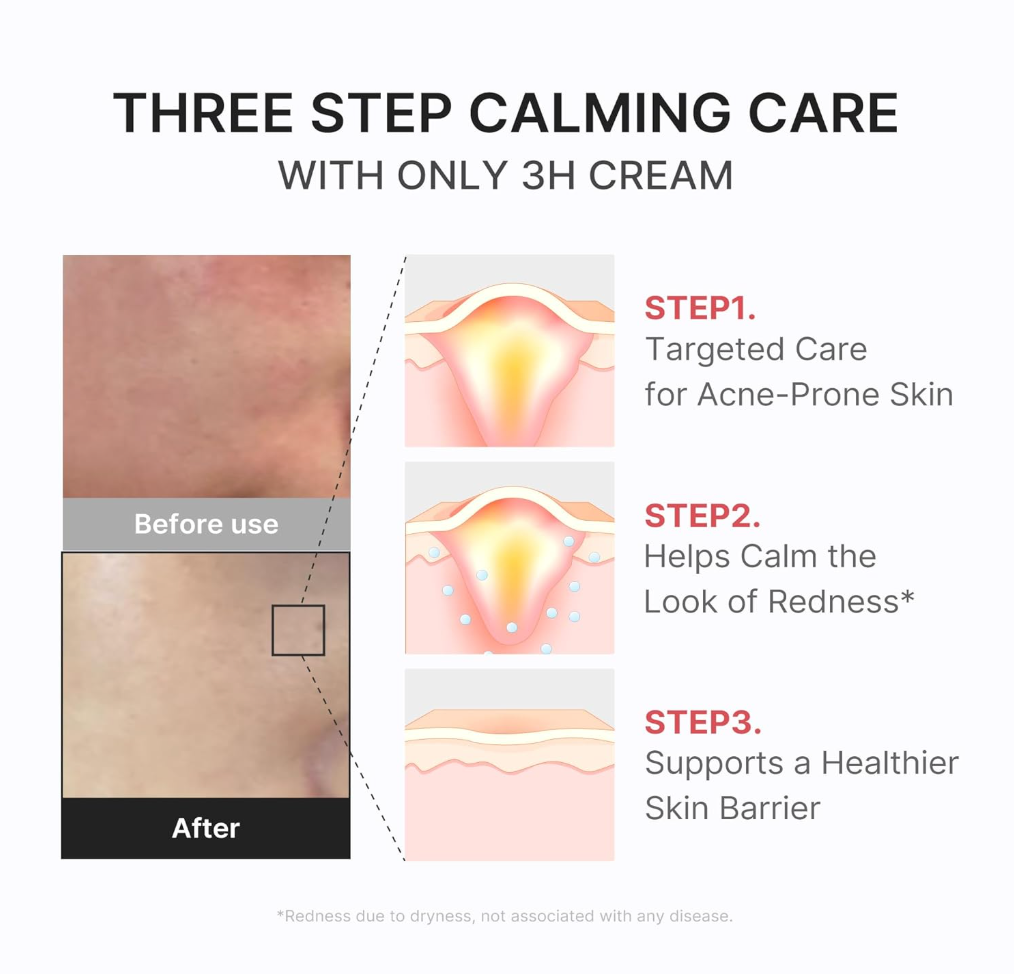 Medicube 3H Daily Relief Cream – Lightweight Soothing Moisturizer
