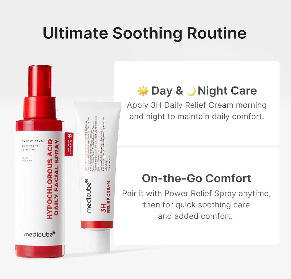 Medicube 3H Daily Relief Cream – Lightweight Soothing Moisturizer