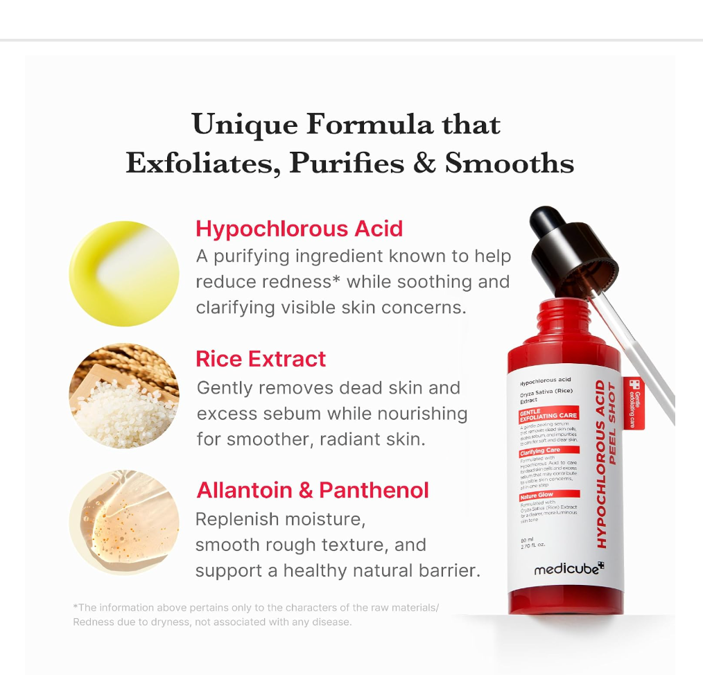 Medicube Peel Shot – Gentle Pore & Blackhead Exfoliating Serum