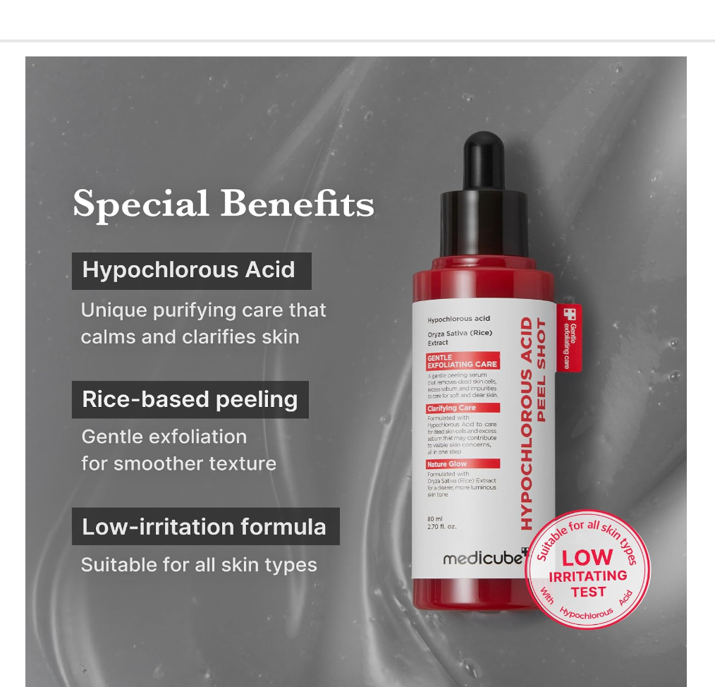 Medicube Peel Shot – Gentle Pore & Blackhead Exfoliating Serum
