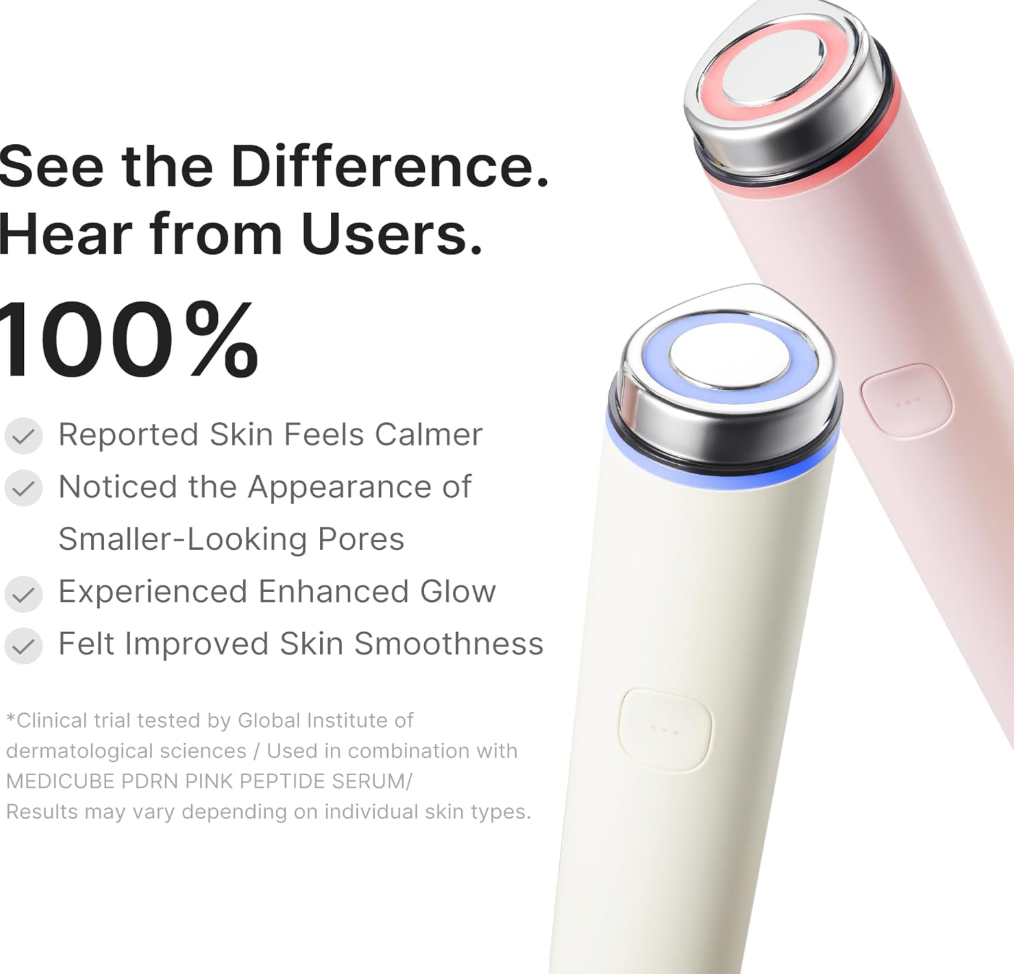 Medicube Mini Booster Pro Plus – Portable Facial Device for Radiance, Pink