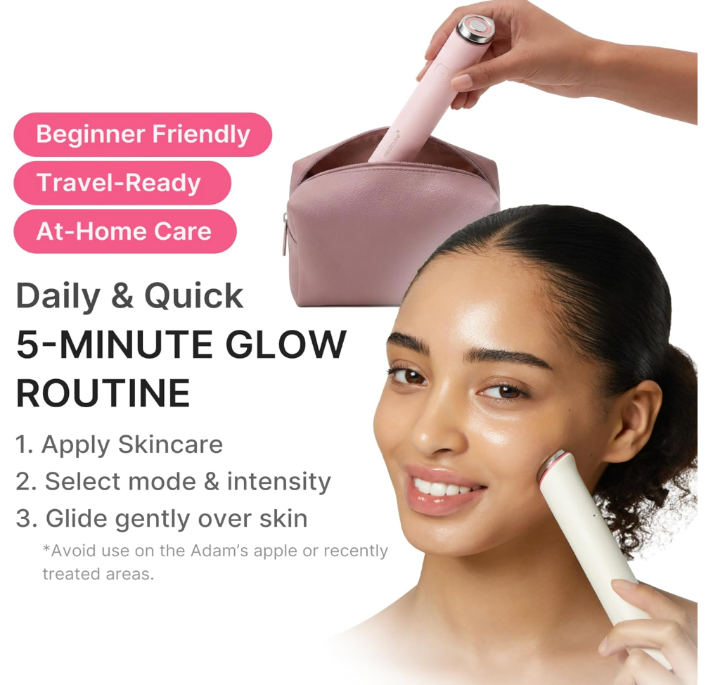 Medicube Mini Booster Pro Plus – Portable Facial Device for Radiance, Pink