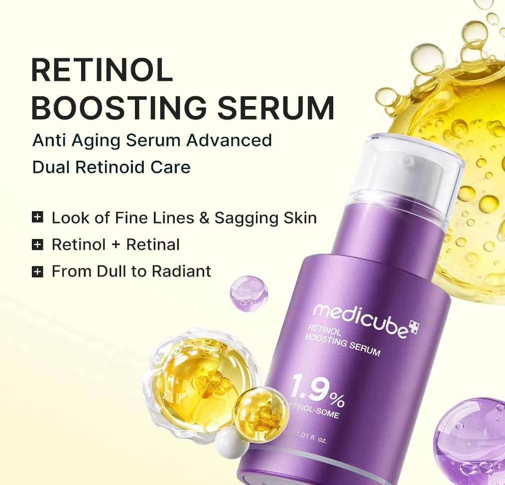 Medicube Retinol Boosting Serum – Intensive Firming & Pore Refining Care