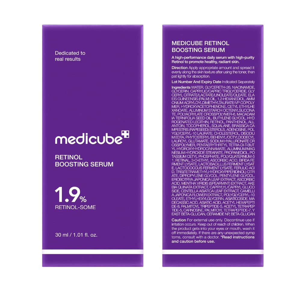 Medicube Retinol Boosting Serum – Intensive Firming & Pore Refining Care
