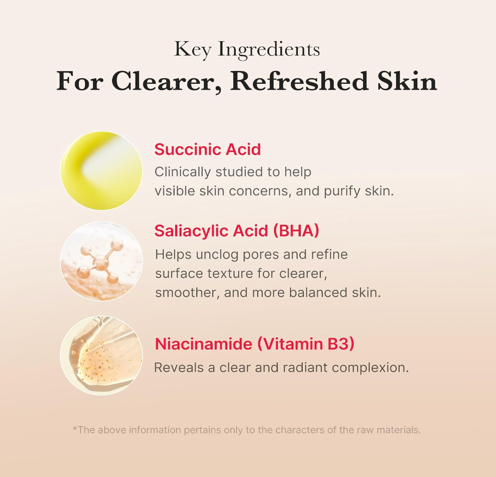 Medicube Red Succinic Acid Toner Pads – Exfoliating & Breakout Care