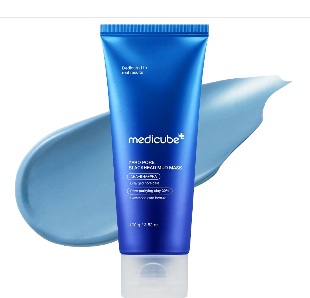 Medicube Zero Pore Blackhead Mud Mask – AHA, BHA & PHA Pore Cleansing Mask