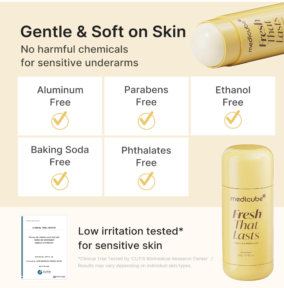 Medicube Kojic Acid & Turmeric Deodorant – Aluminum-Free All-Day Odor Care