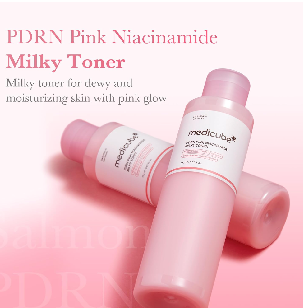 Medicube PDRN Milky Toner – Hydrating & Barrier Care with Ceramide & Peptides