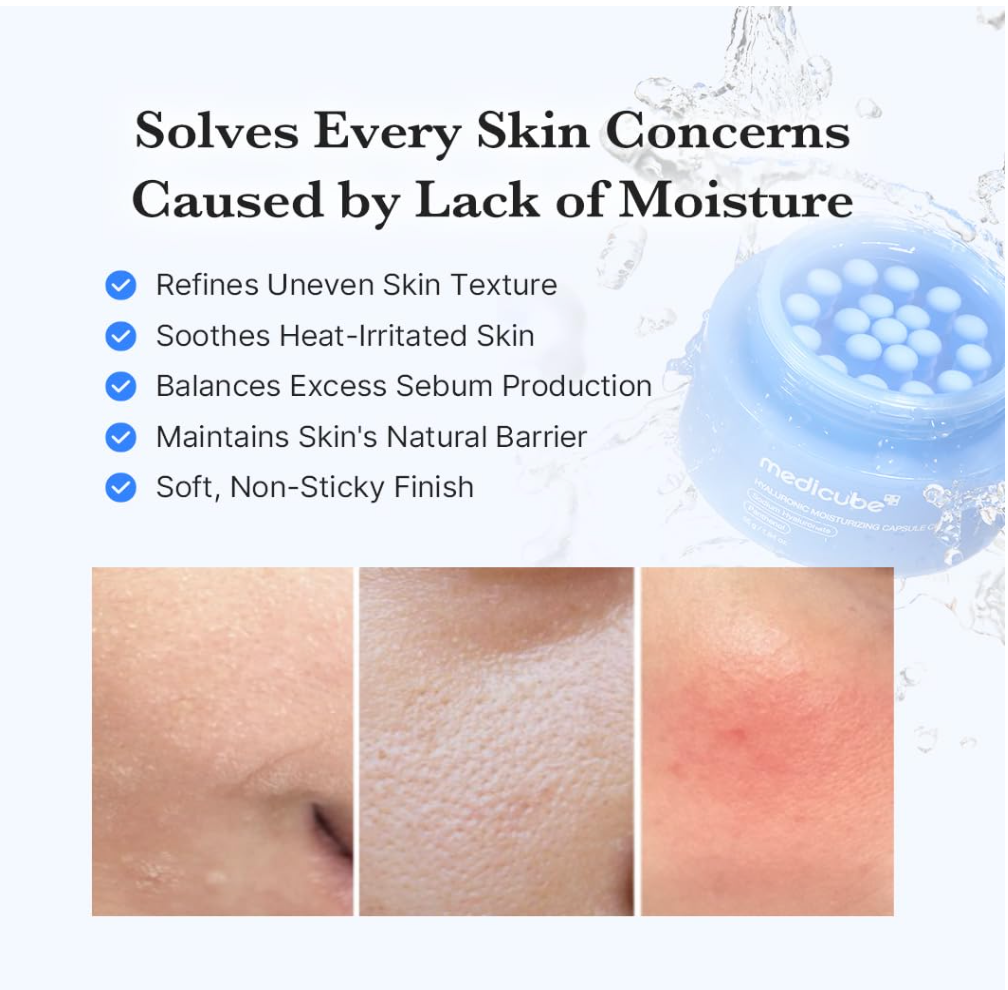 Medicube Hyaluronic Acid Capsule Cream – 120H Hydration & Barrier Care