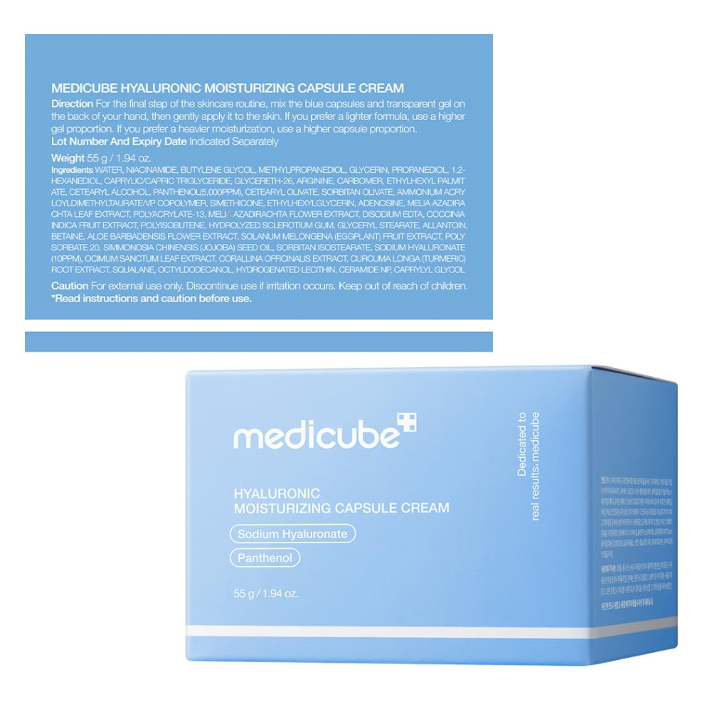 Medicube Hyaluronic Acid Capsule Cream – 120H Hydration & Barrier Care