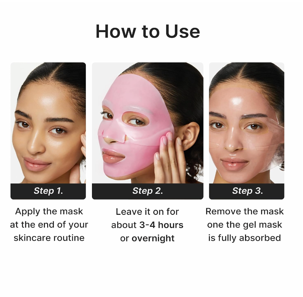 Medicube Firming NAD EGF Jelly Gel Mask – Overnight Hydration Care, 4-Pack