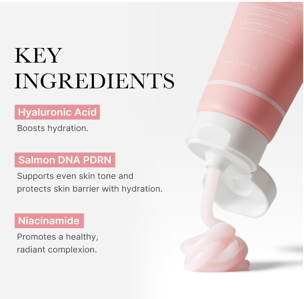 Medicube PDRN Pink Hyaluronic Moisturizing Cream – Hydration & Elasticity Care