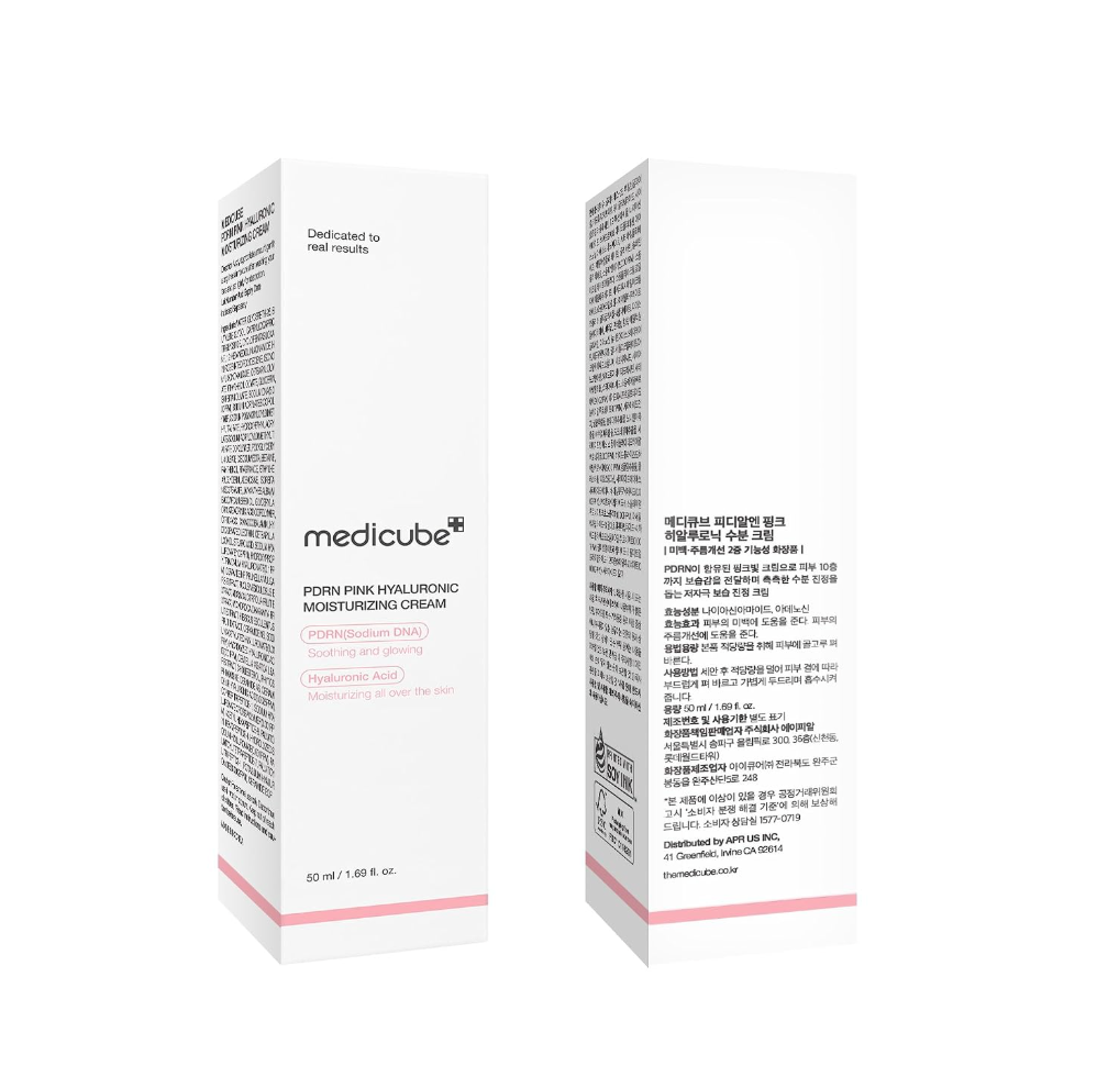 Medicube PDRN Pink Hyaluronic Moisturizing Cream – Hydration & Elasticity Care