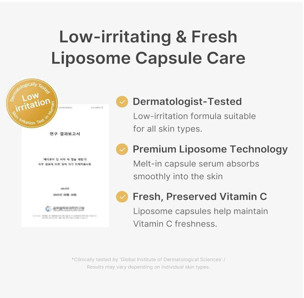 Medicube Deep Vitamin C Capsule Serum – Radiance & Uneven Tone Care