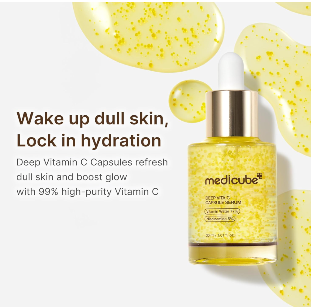 Medicube Deep Vitamin C Capsule Serum – Radiance & Uneven Tone Care