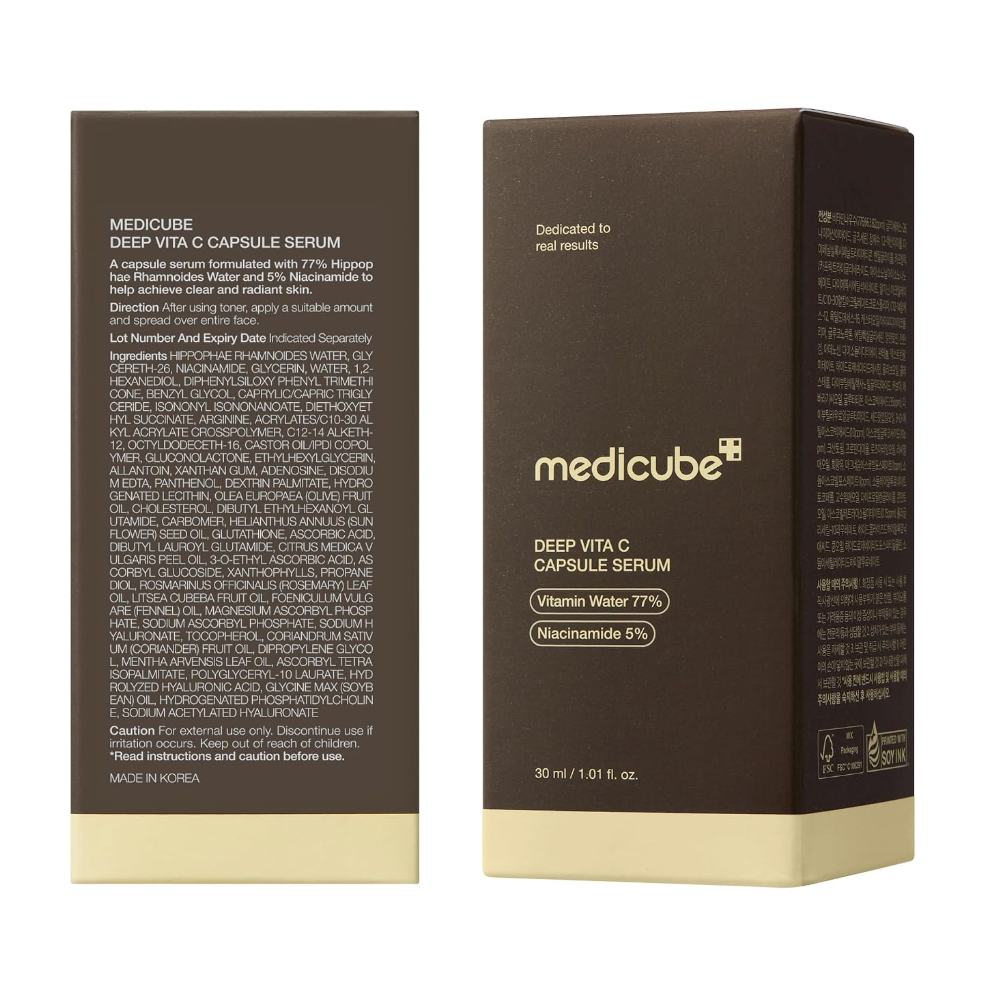 Medicube Deep Vitamin C Capsule Serum – Radiance & Uneven Tone Care