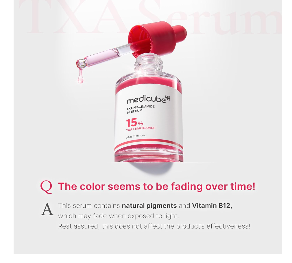 Medicube TXA + Niacinamide 15% Glow Serum – Dark Spot & Radiance Care