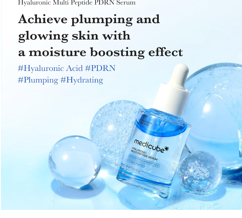 Medicube Hyaluronic Multi Peptide PDRN Serum – Lightweight Hydrating Glow Serum
